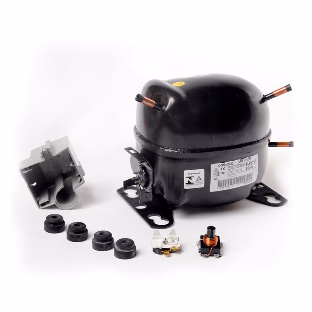 010-0023 Compresor Embraco R134a 1/6 HP Baja 110V - Image 1
