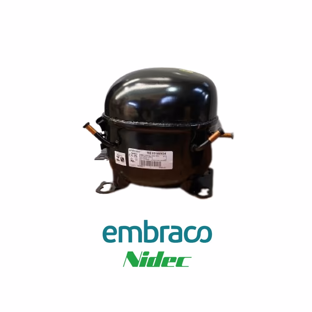 020-0079_020-0051 COMPRESOR 3/4+ B R404A EMBRACO- compresor de aire acondicionado es un dispositivo que bombea refrigerante a través del sistema de aire acondicionado ventas Monteria