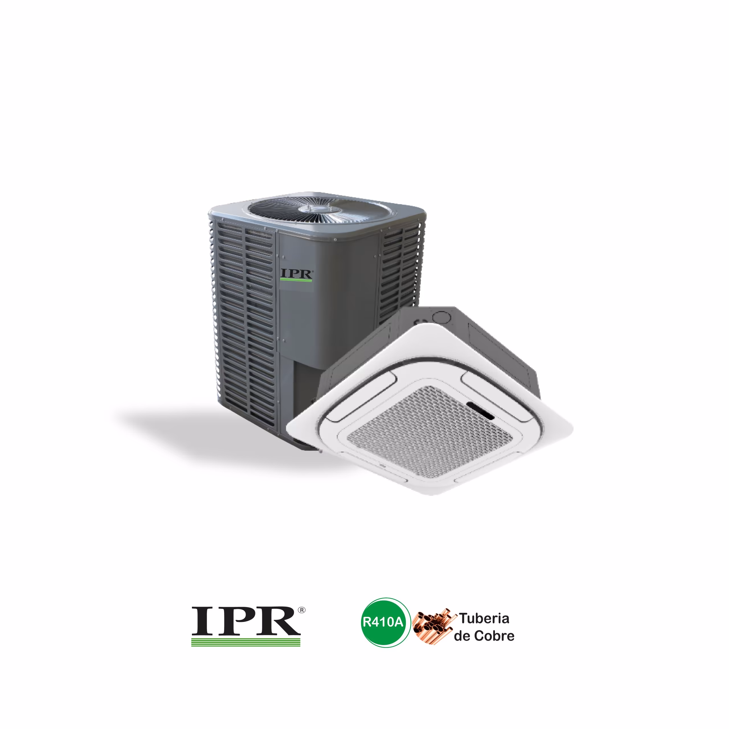 SISTEMA CASSETTE INVERTER IPR AIRE ACONDICIONADO CASSETTE INVERTER MONTERIA SISTEMA CASSETTE INVERTER 4 VÍAS EVAP R410 IPR