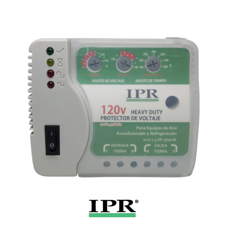 PROTECTOR DE VOLTAJE TRABAJO PESADO HASTA 20A 110V IPR