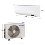 Mini Split Inverter Samsung Deluxe 9000 BTU 220V R410a - Image 4
