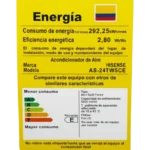 Mini Split Inverter Hisense Perla 24000 BTU 220V R32 - Image 5